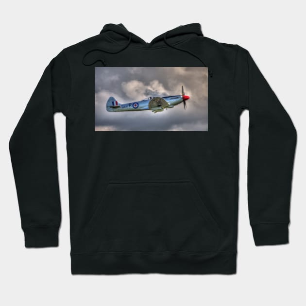 Supermarine Spitfire FR MkXVIIIe Hoodie by Nigdaw